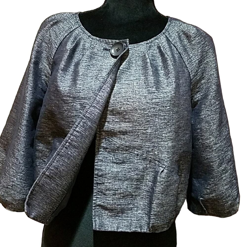 Axcess Denim look medium cropped jacket